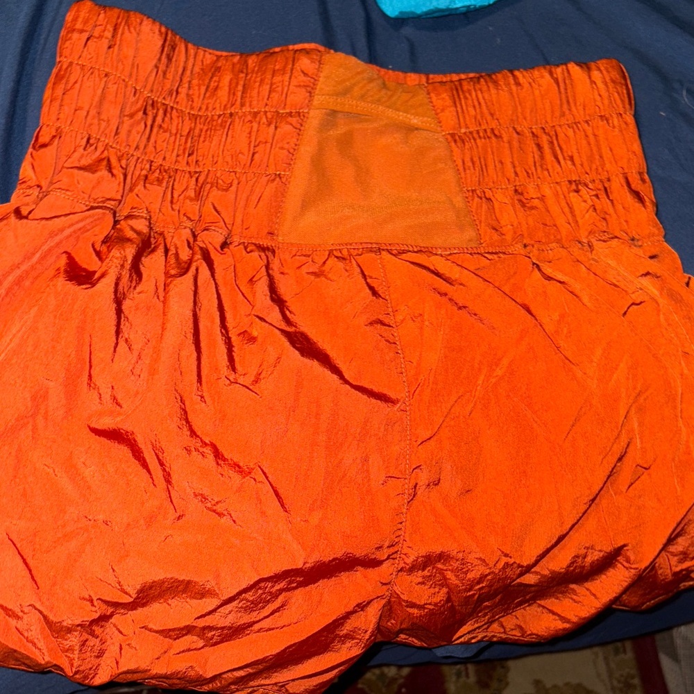 Dark Orange Freepeople Shorts - Picture 3 of 4